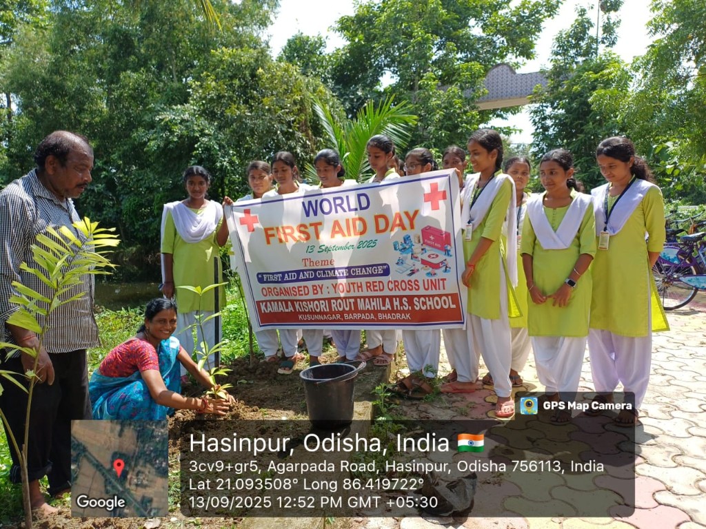 World First Aid Day programme organised by the Youth Red Cross Unit at KKR Mahila HS School